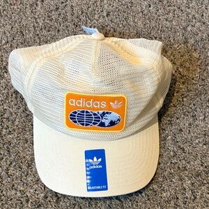 Adidas Originals Worldwide Full Mesh Trucker Hat.